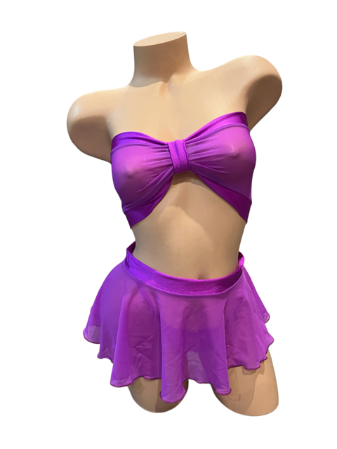 Mesh Gwen Three Piece Skirt Set