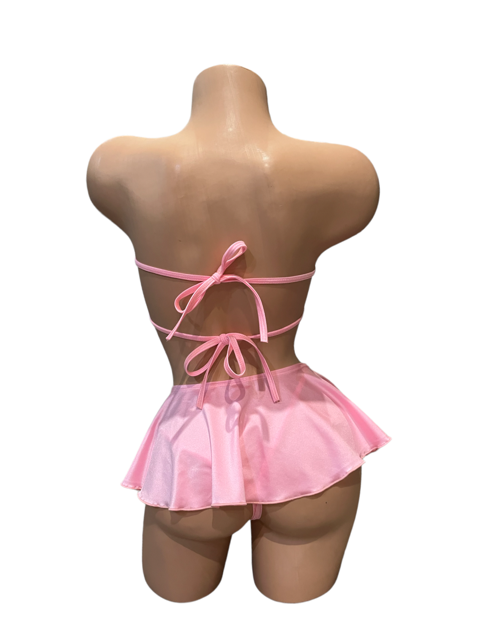 Solid Colored Miracle Three Piece Skirt Set