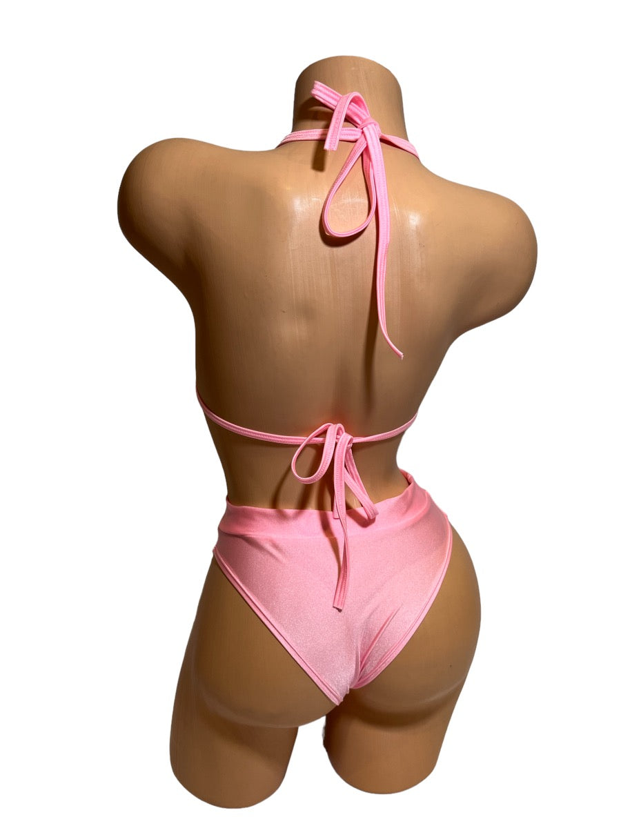 Solid Colored Festival Two Piece Set