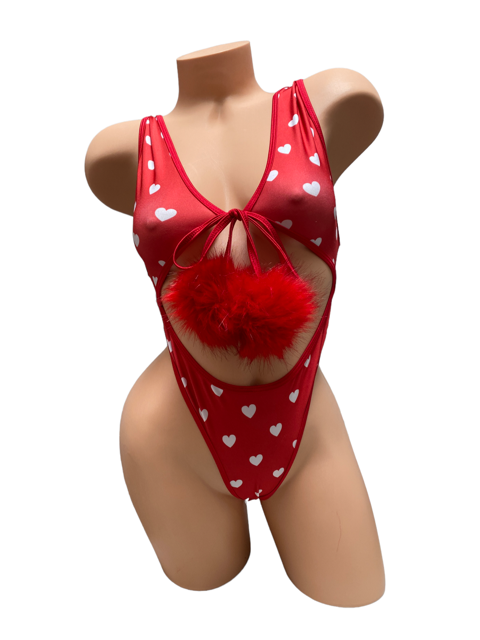 Gigi Hearts And Pom Poms One Piece