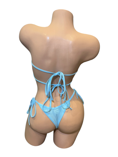 Solid Colored Alina Tie-Side Set