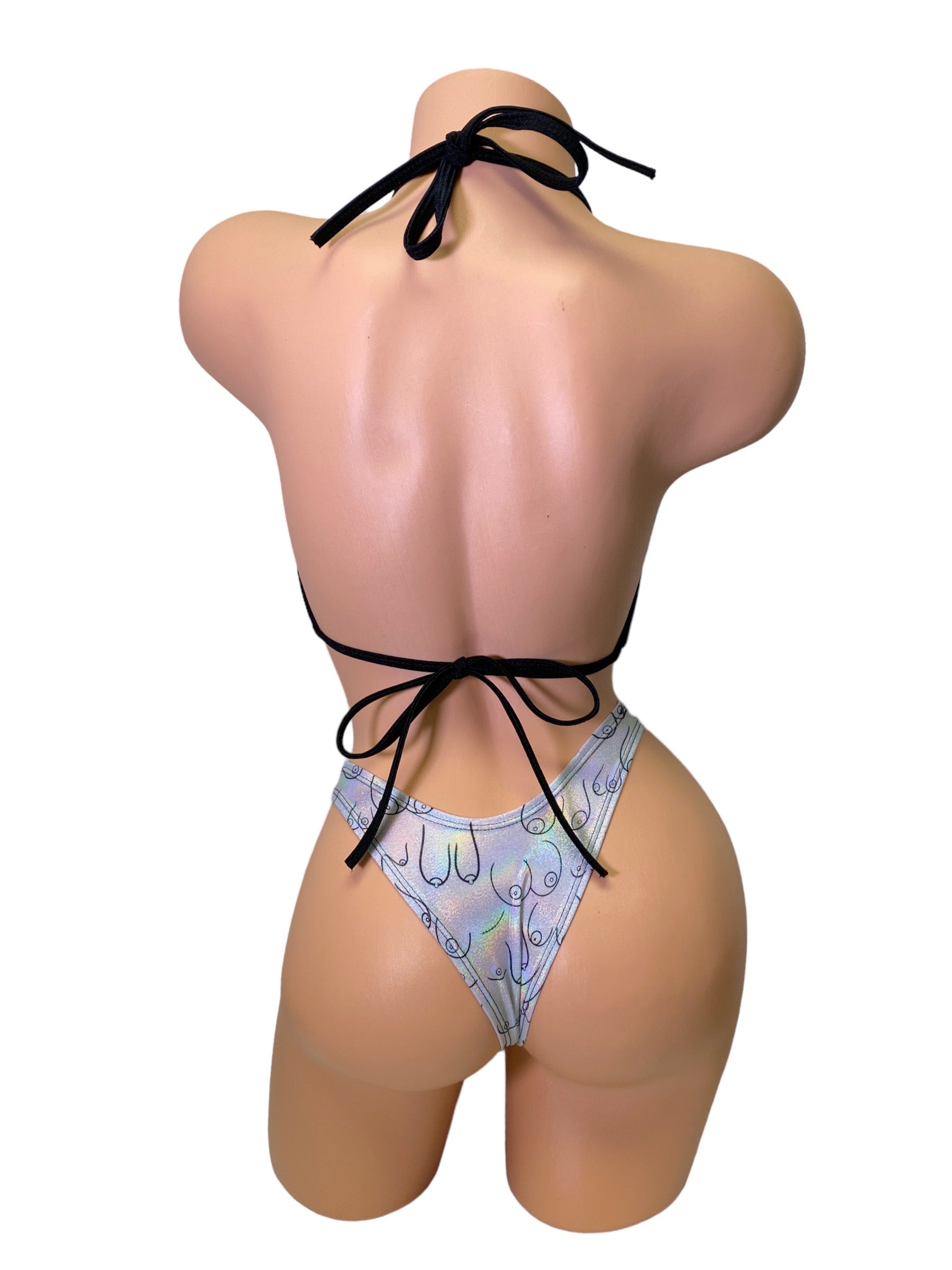 Star Top Boobies Two Piece Set