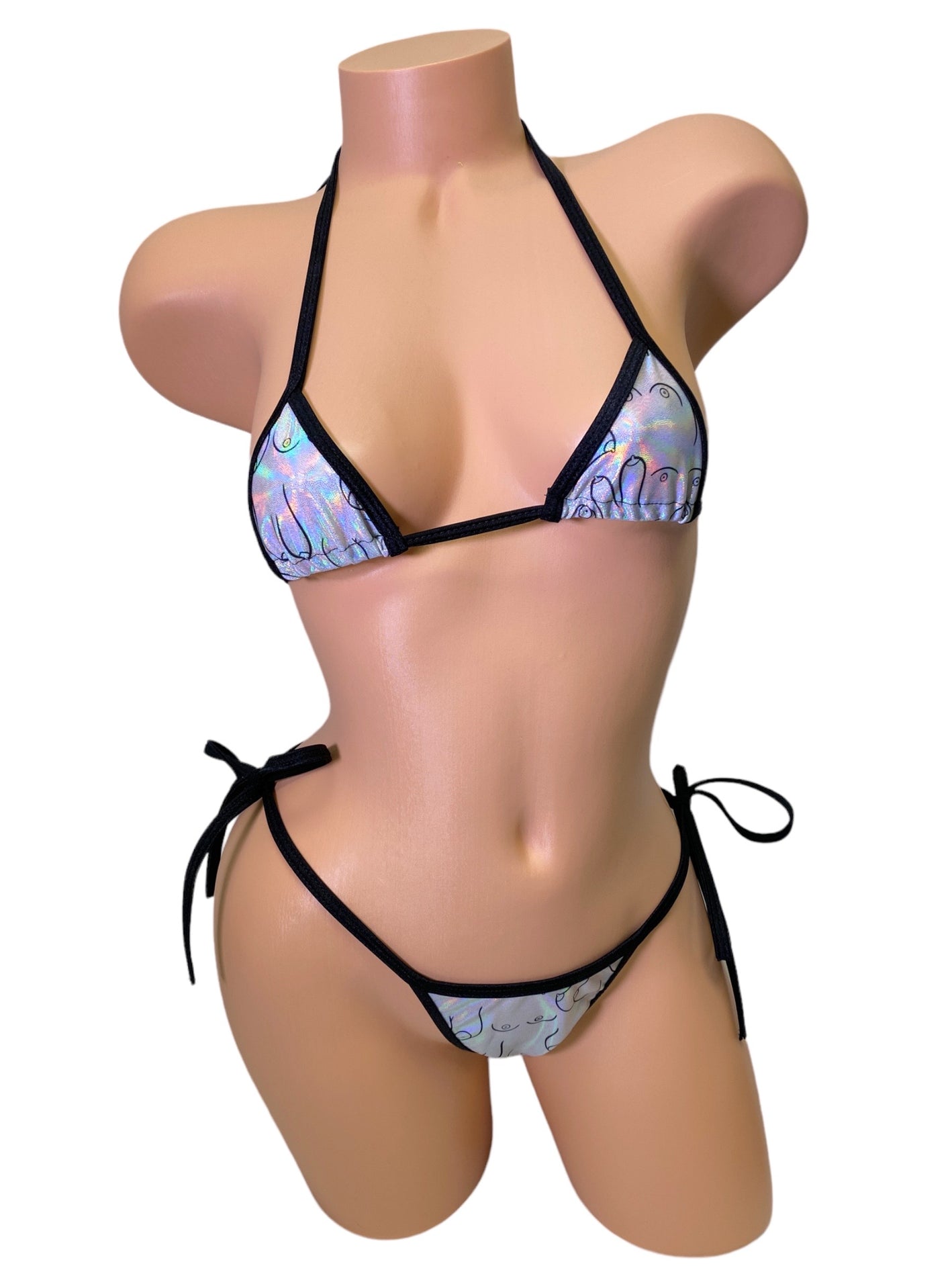 Micro Top Boobies Bikini Set