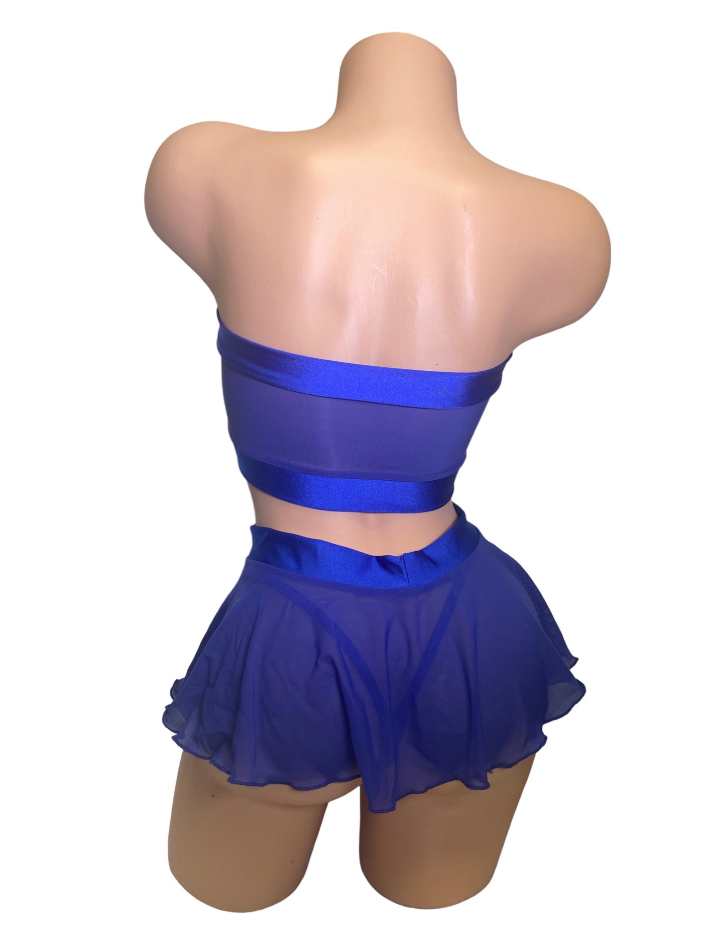 Mesh Gwen Three Piece Skirt Set