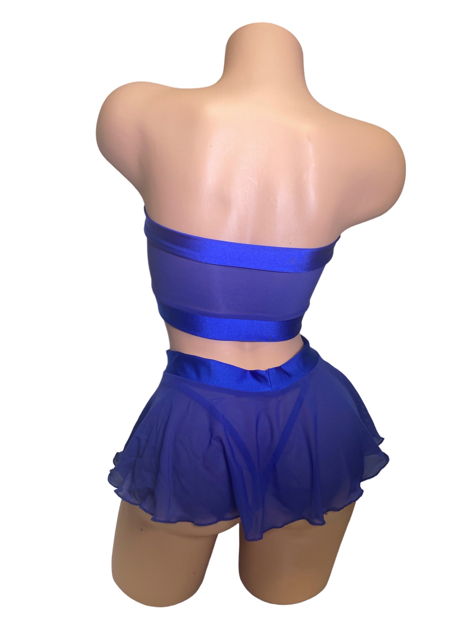 Mesh Gwen Three Piece Skirt Set