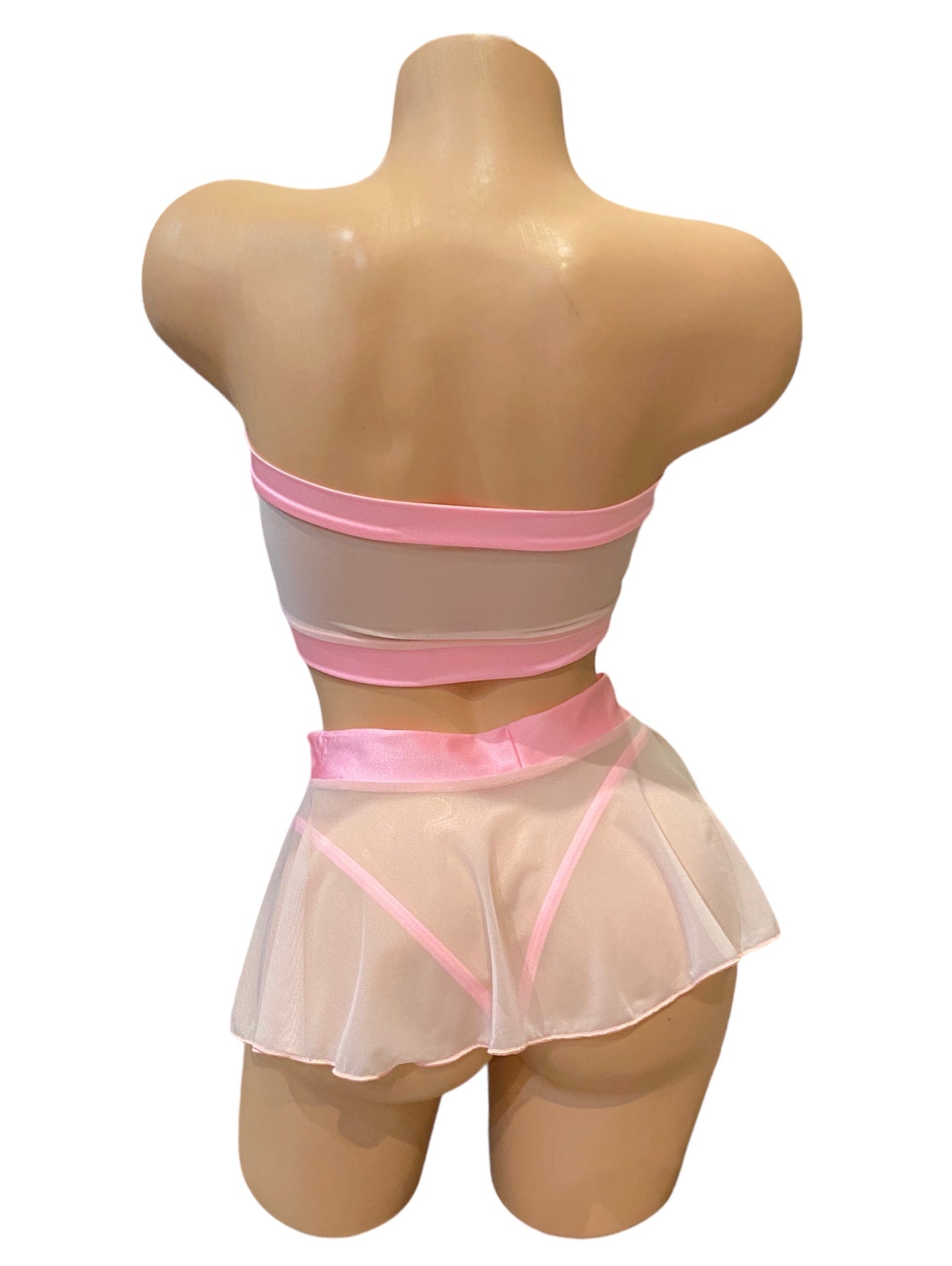 Mesh Gwen Three Piece Skirt Set